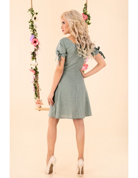 Merinam dress women's mini with short sleeve...