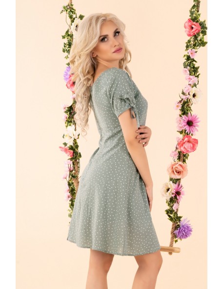 Merinam dress women's mini with short sleeve...