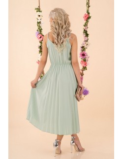 Errigam sukienka damska midi na cienkich ramiączkach... 2