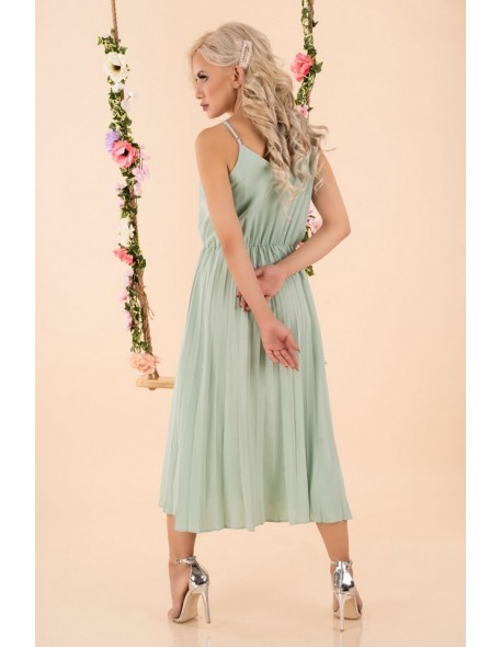 Errigam dress women's midi na thin straps mint,...