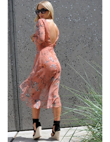 Evere sukienka damska asymetryczna ceglasta z...