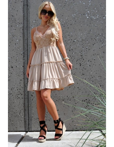 Satrian sukienka damska na cienkich ramiączkach...