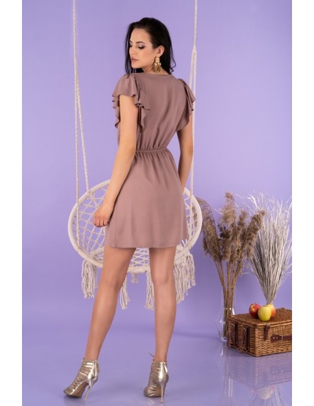 Lauream dress women's mini with short sleeve...