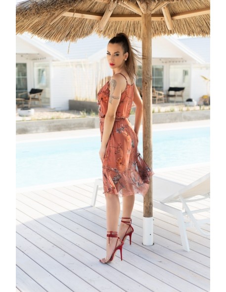 Arme dress women's midi na thin straps...