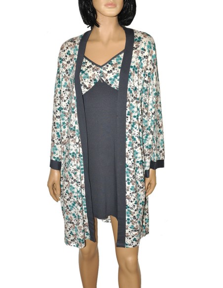 Mia bathrobe ladies' 3xl-4xl, De Lafense 473