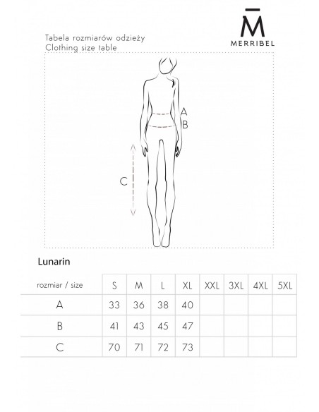 Lunarin skirt women's pencil skirt with wysokim stanem powdery, Merribel 90532