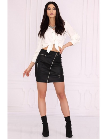 Pearliema spódnica damska z wysokim stanem...