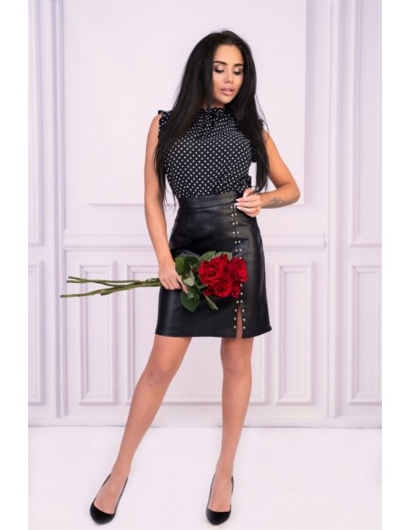 Sommerina skirt women's with wysokim stanem black, Merribel fz1753