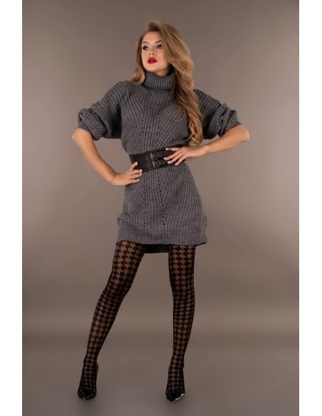 Zigzag rAjstopy wzorzyste 20 den czarne, Livia Corsetti 