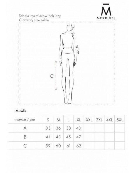 Minalla spódnica damska z wysokim stanem...