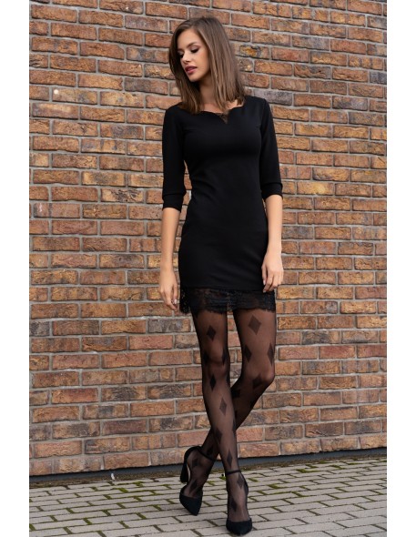 Linanam rAjstopy wzorzyste 30 den czarne, Livia...