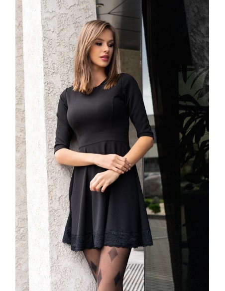 Linanam rAjstopy patterned 30 den black, Livia Corsetti