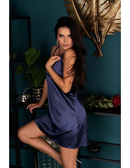 Mirdama satynowa koszulka nocna ze stringami...