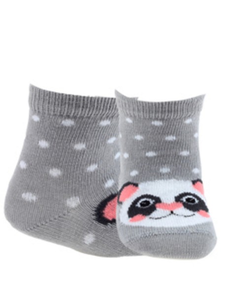 Skarpetki dziewczęce wzorowane 0-2 lata, Wola