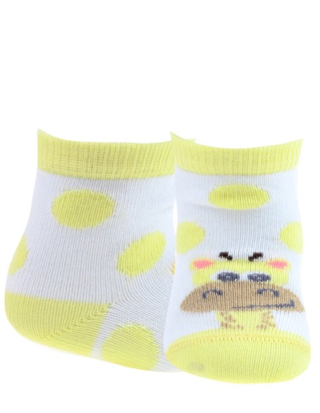 Skarpetki dziewczęce wzorowane 0-2 lata, Wola