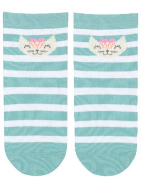 Skarpetki dziewczęce wzorowane 0-2 lata, Wola