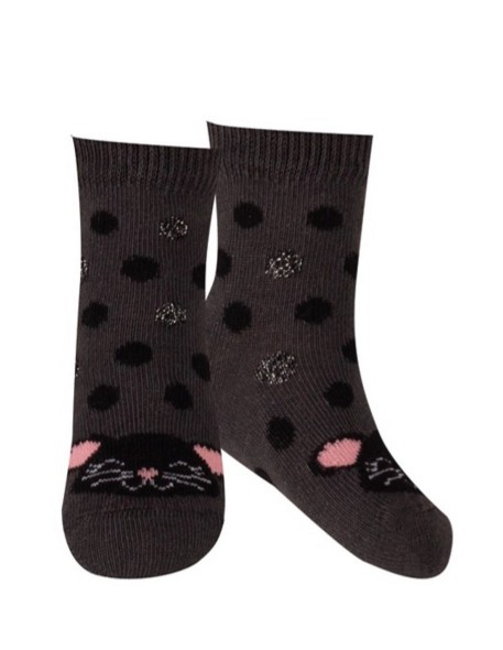 Skarpetki dziewczęce wzorowane 0-2 lata, Wola