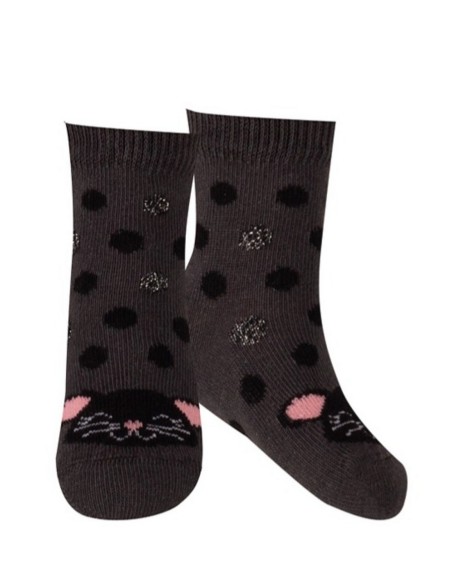 Skarpetki dziewczęce wzorowane 0-2 lata, Wola