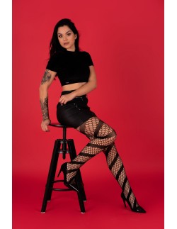Qiliama rAjstopy wzorzyste czarne, Livia Corsetti lc 17150  2