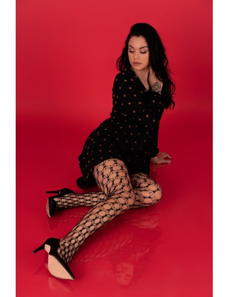 Zaris rAjstopy wzorzyste czarne, Livia Corsetti lc 17161 