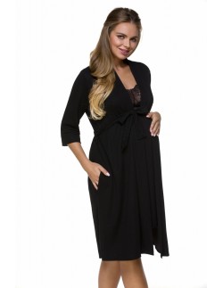 Szlafrok ciążowy cienki Lupoline MK 3131