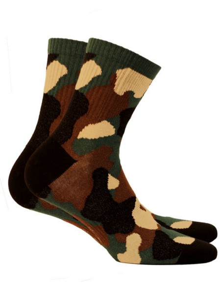 Socks młodzież-men's patterned short ag+, Wola