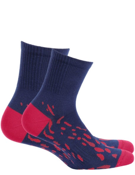 Socks młodzież-men's patterned short ag+, Wola