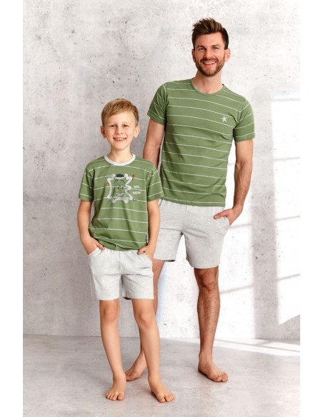 Piżama chłopięca 104-116 krótka Taro Karolek 2522 /021