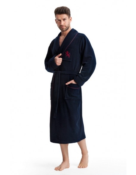 Bathrobe male bawełniany frotte long Dorota FR-118