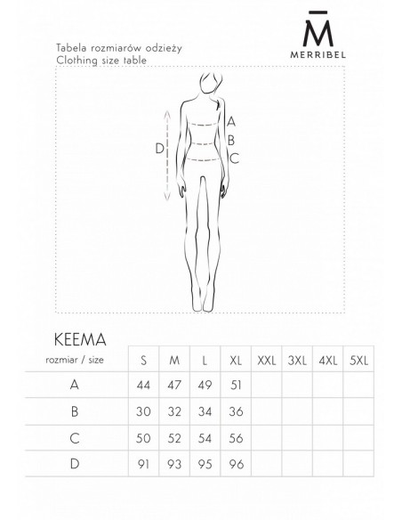 Sukienka Keema Beige D06, Merribel