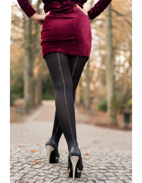 Tights Zircones 40 DEN G5887, Livia Corsetti