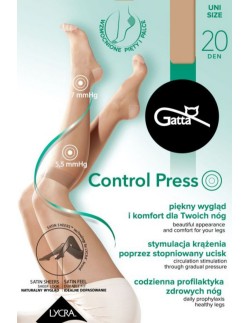 Knee kompresyjne Gatta Control Press 20 den