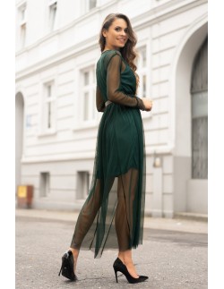 Sukienka mariedam dark green 1405 Merribel 2