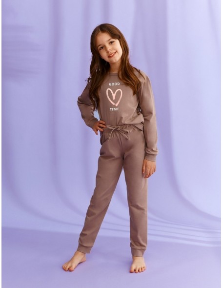 Pajamas dla dziewczynki 104-116 long Taro Maya 2645