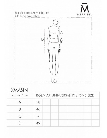 Sweter Xmasin Black, Merribel