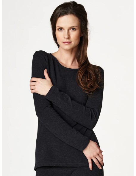 Undershirt ladies' long sleeves hot touch Key...