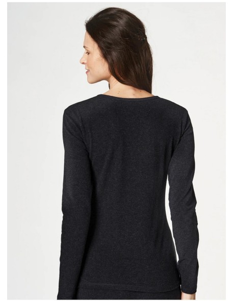 Undershirt ladies' long sleeves hot touch Key...