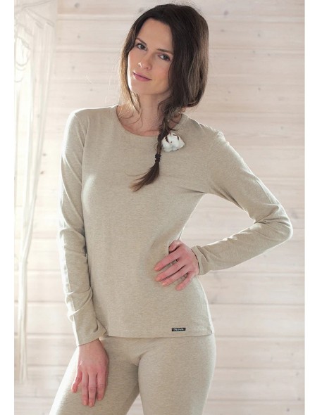 Undershirt ladies' long sleeves hot touch Key...