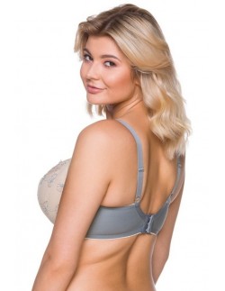 Biustonosz półusztywniany Lupoline 2255, z koronki... 2