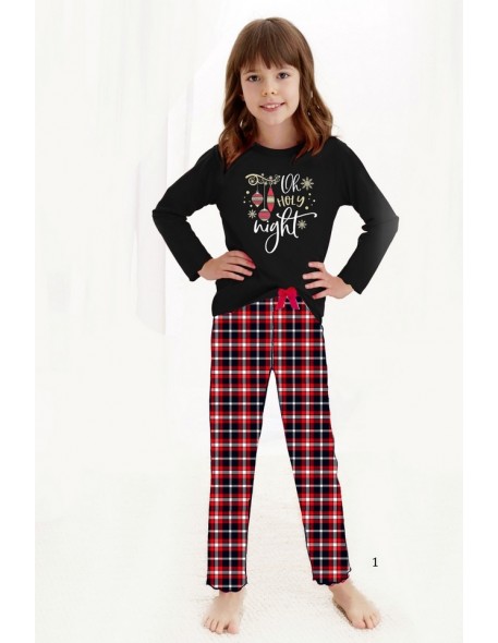 Pajamas świąteczna dla dziewczynki 92-116 Taro Santa 2721