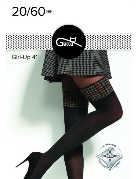 Tights women's patterned Gatta Girl-Up 41 20/60 den