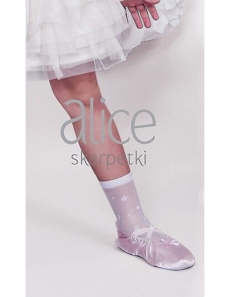 Socks girly white patterned Gatta Alice