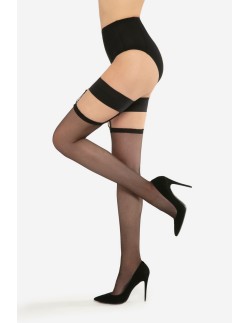 Pończocha z pikotką dopinana do koronki Gatta Bella 20 den 