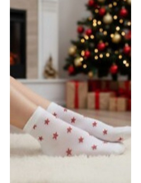 CHRISTMAS CHILL - socks 40 DEN, Fiore