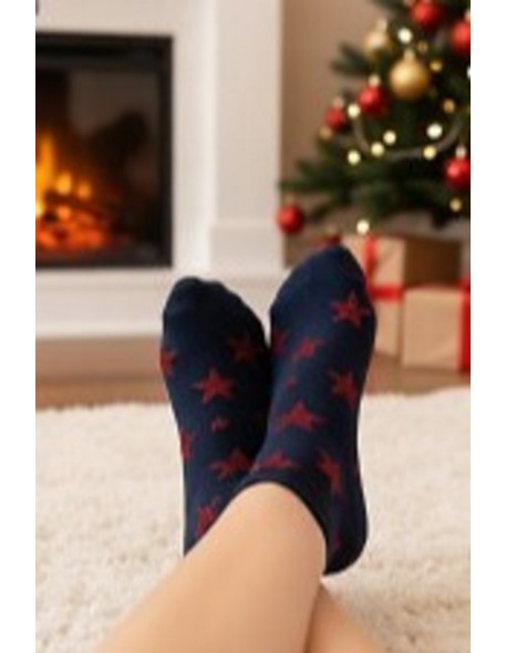 CHRISTMAS CHILL - socks 40 DEN, Fiore