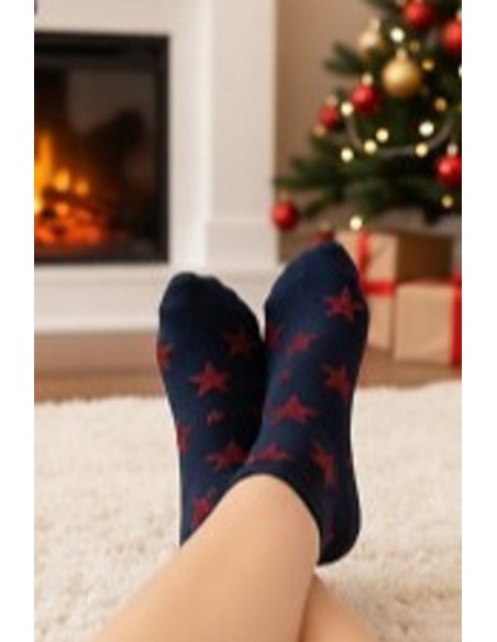 CHRISTMAS CHILL - socks 40 DEN, Fiore