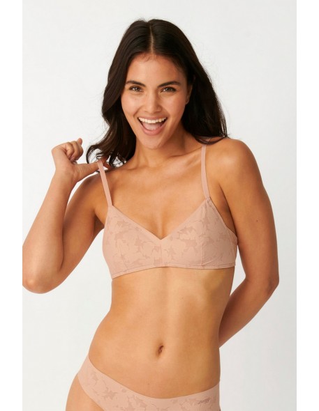 Bra without underwire lacy top Sloggi Zero Lace...