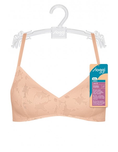 Biustonosz bez fiszbin koronkowy top Sloggi Zero Lace Bralette 2.0