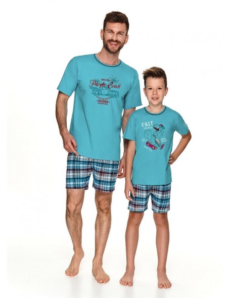 Piżama dla chłopca 122-140 krótka bawełniana...