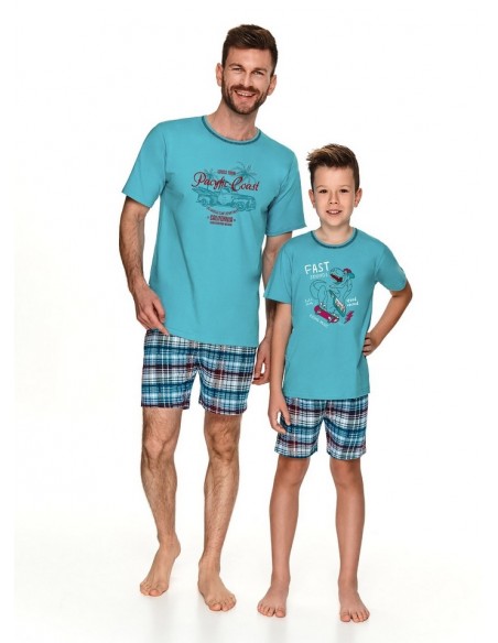 Piżama dla chłopca 122-140 krótka bawełniana Taro Ivan 2747 